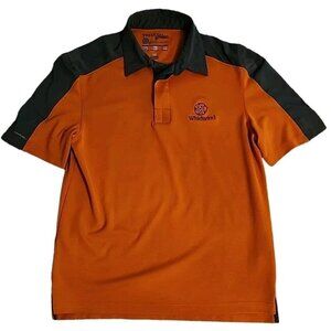 Medium Tehama Green Whirlwind Golf Polo Shirt Odor Resistant Moisture Wicking